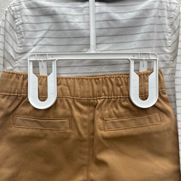 Little Lad Boy’s 12 Month 3-pc. Long Sleeve Mock Vest Shirt Pants & Bow Tie Set - Picture 8 of 8